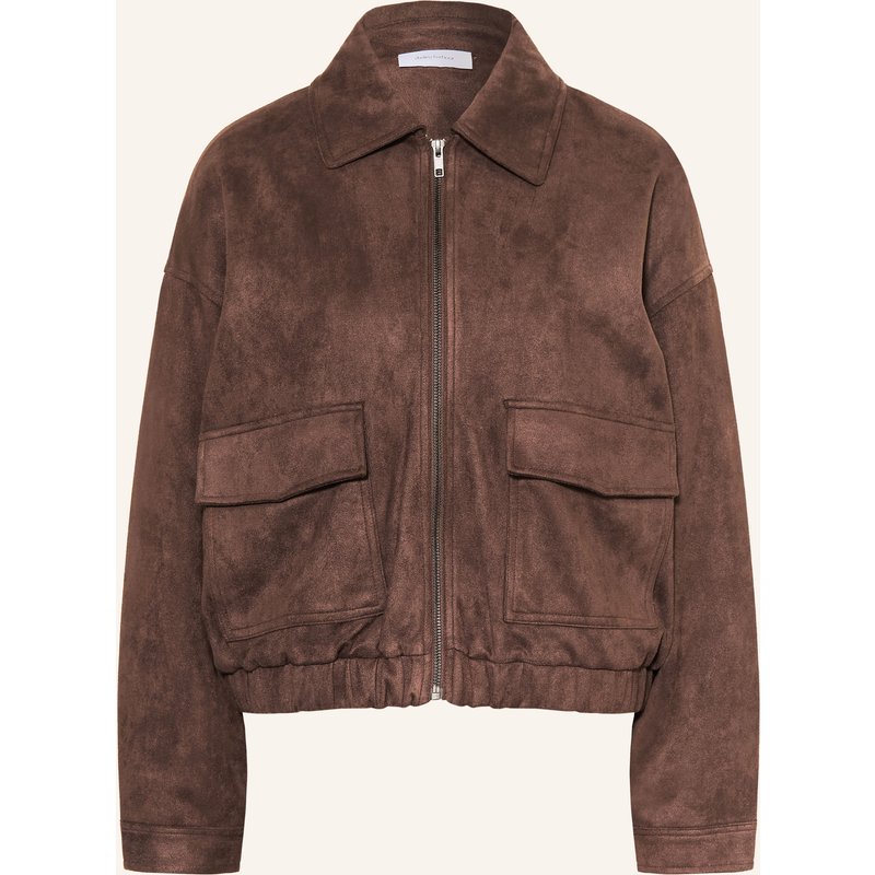 Darling Harbour Jacke In Lederoptik braun