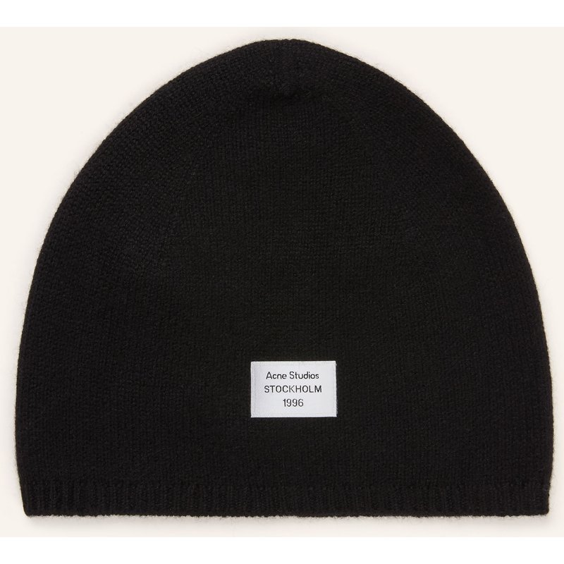 Acne Studios Cashmere-Mütze schwarz