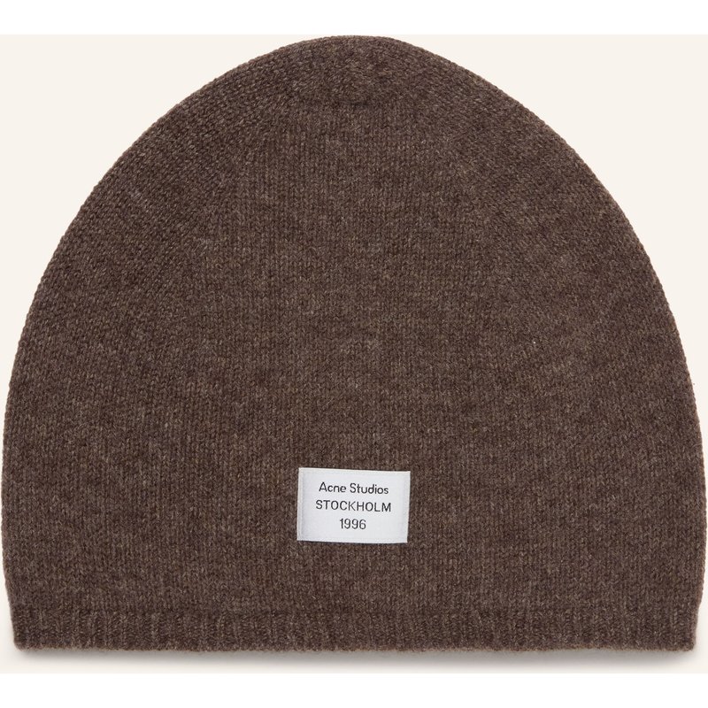 Acne Studios Cashmere-Mütze braun