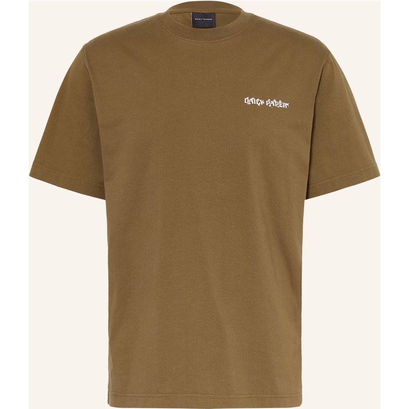 Daily Paper T-Shirt Wish Plant Shield braun