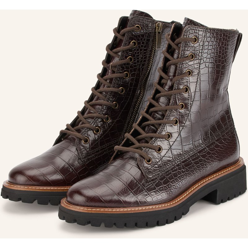 Paul Green Schnürboots braun