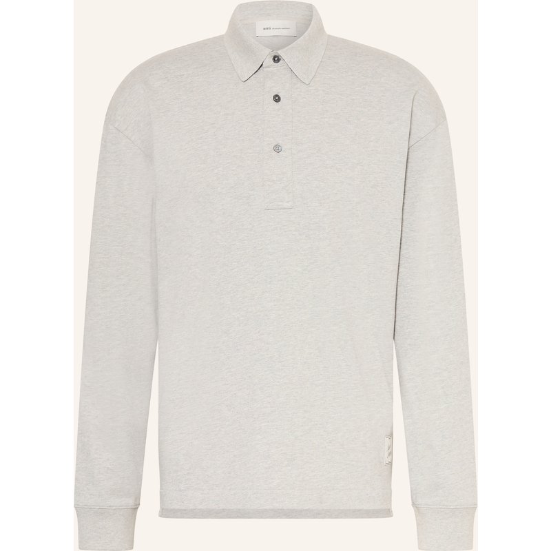 Ami Paris Jersey-Poloshirt grau