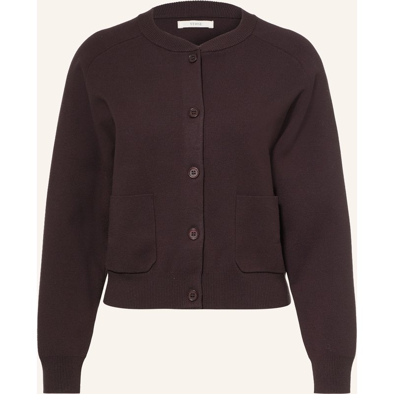 Yerse Strickjacke lavandy45 braun