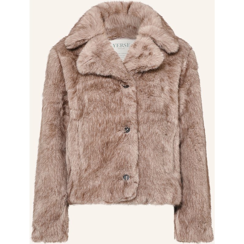 Yerse Kunstfell-Jacke twiggy45 braun