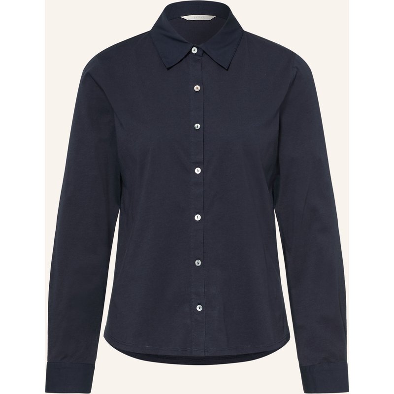 Yerse Hemdbluse Chantal Aus Jersey blau