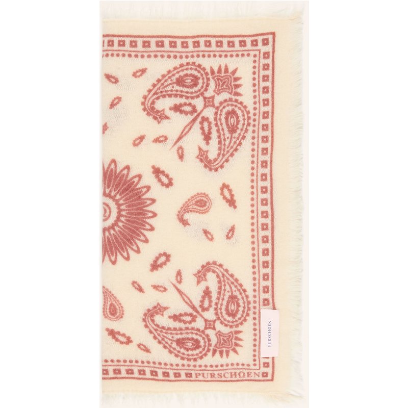 Purschoen Cashmere-Tuch weiss