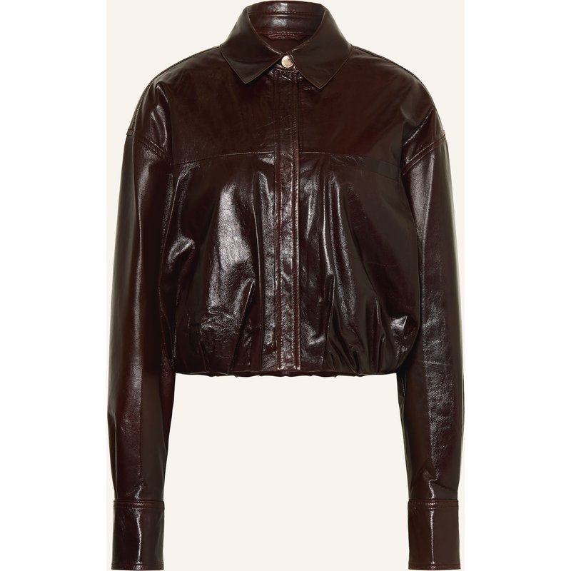 Sportmax Lederjacke Liuti rot