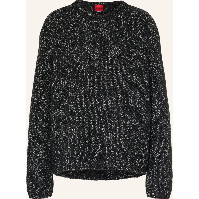 Hugo Pullover Selley Mit Glitzergarn schwarz