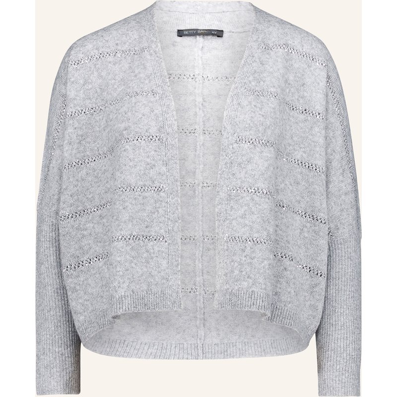 Betty Barclay Strickhülle Mit Pailletten silber