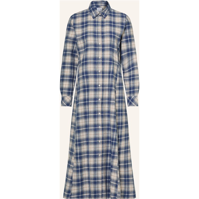 Emily Van Den Bergh Hemdblusenkleid blau