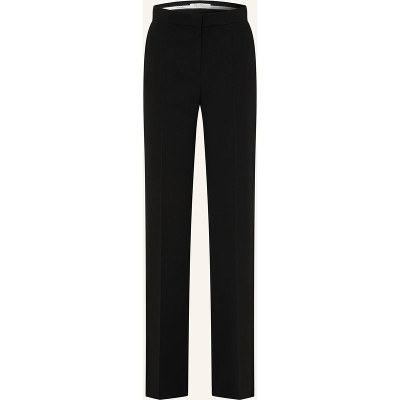 Max Mara Marlenehose Perle schwarz