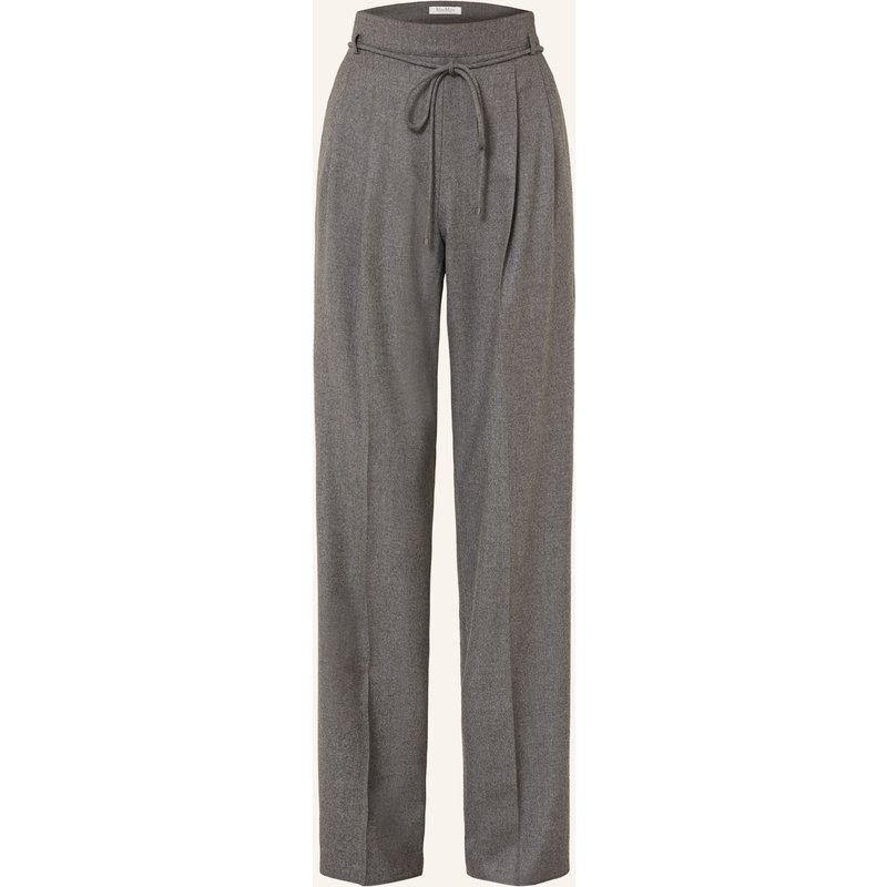 Max Mara Marlenehose Alibi Mit Cashmere grau