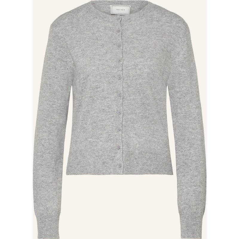 Neo Noir Strickjacke Bina Mit Cashmere grau