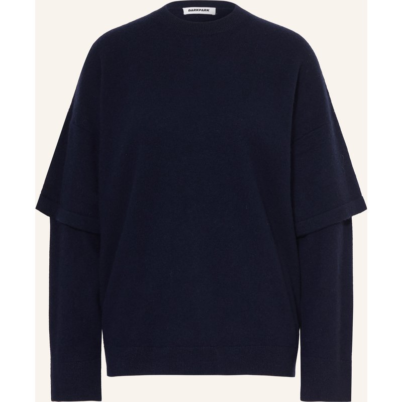 Darkpark Pullover Troy Mit Cashmere blau