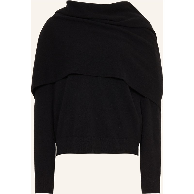 Darkpark Pullover Addison Mit Schal schwarz