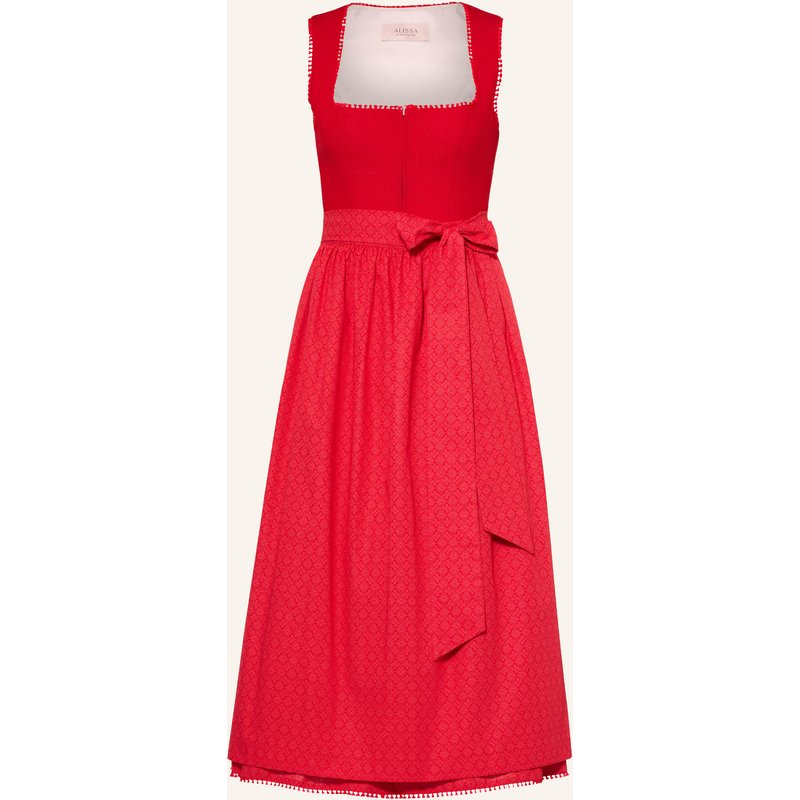 Alissa By Kinga Mathe Dirndl Alea Mit Leinen rot
