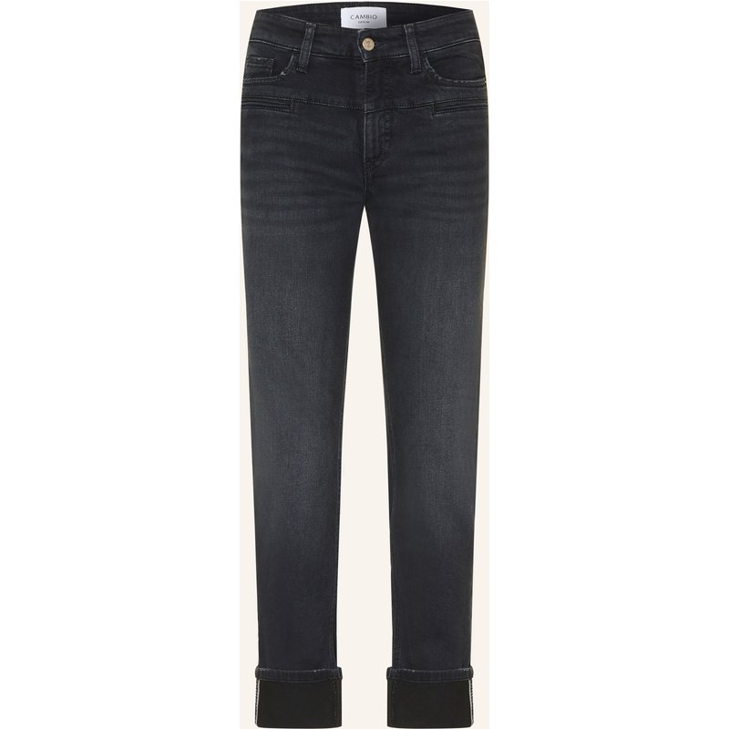 Cambio Straight Jeans Pearlie schwarz