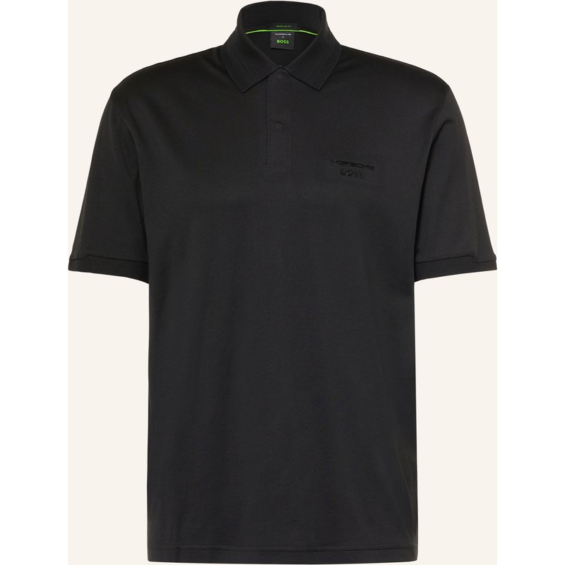 Boss Jersey-Poloshirt icons70 Regular Fit schwarz