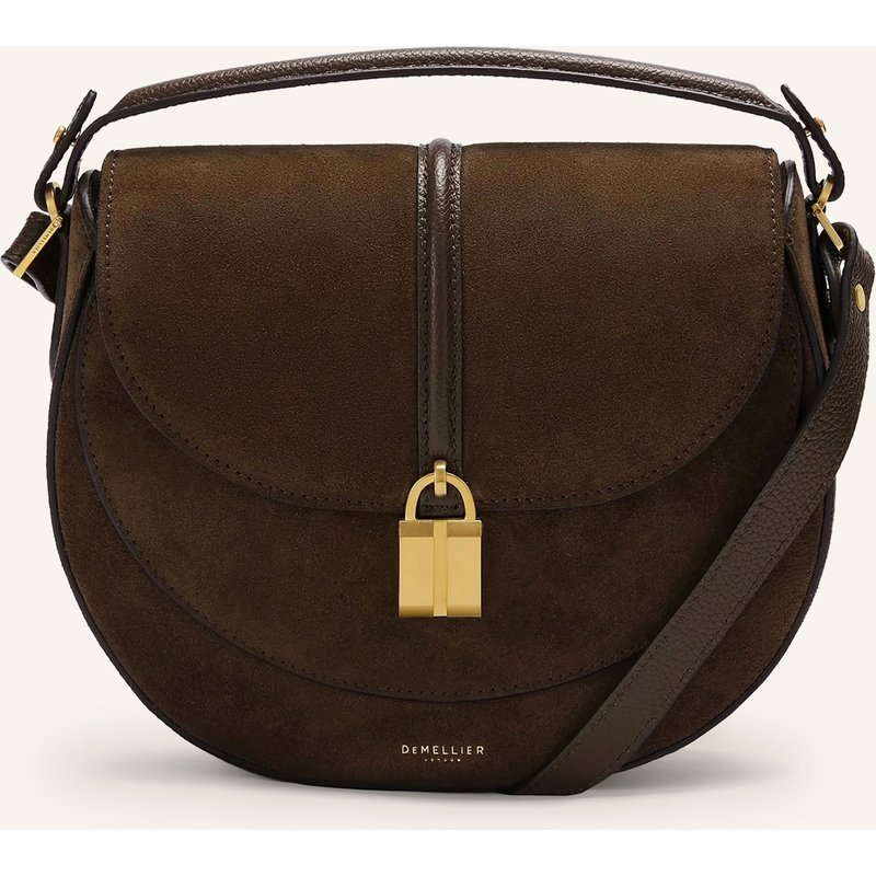 Demellier Handtasche The Siena Saddle braun