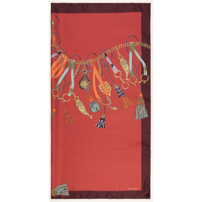 Etro Seidentuch rot