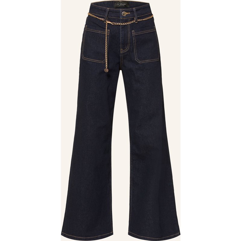 S.Oliver Black Label Wide Leg Jeans blau