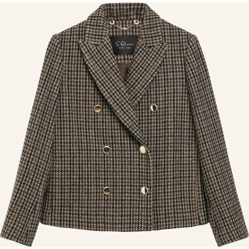 S.Oliver Black Label Kastenjacke braun
