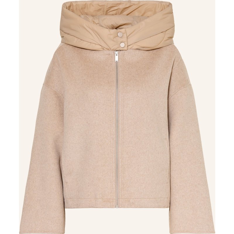 Opus Blouson Mit Abnehmbarer Kapuze beige
