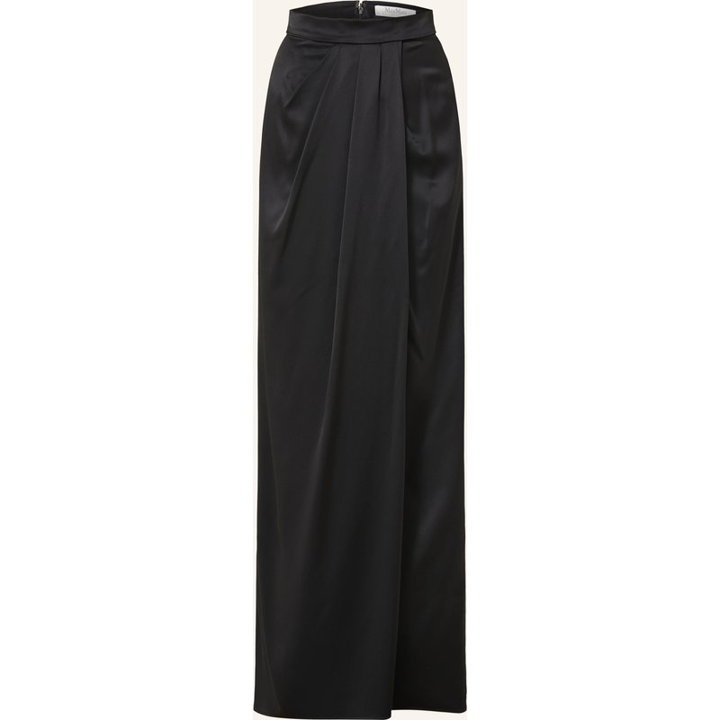 Max Mara Satinrock Camera Aus Seide grau