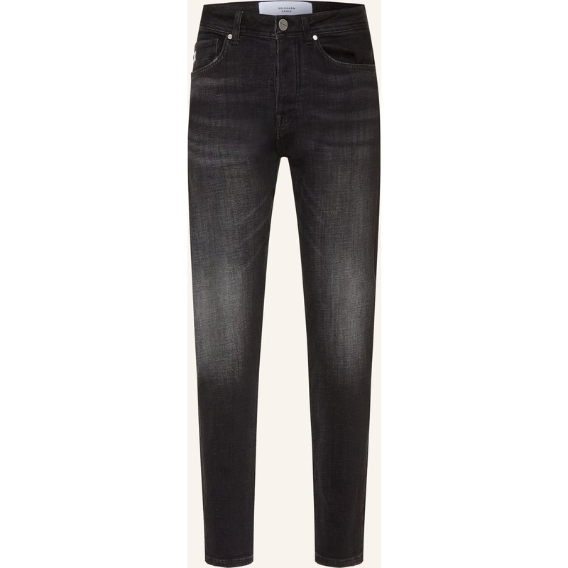 Goldgarn Denim Jeans u2 Tapered Fit schwarz