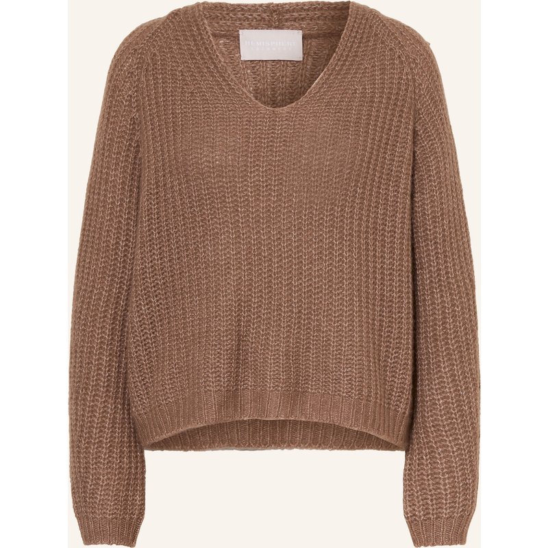 Hemisphere Pullover Mit Cashmere braun