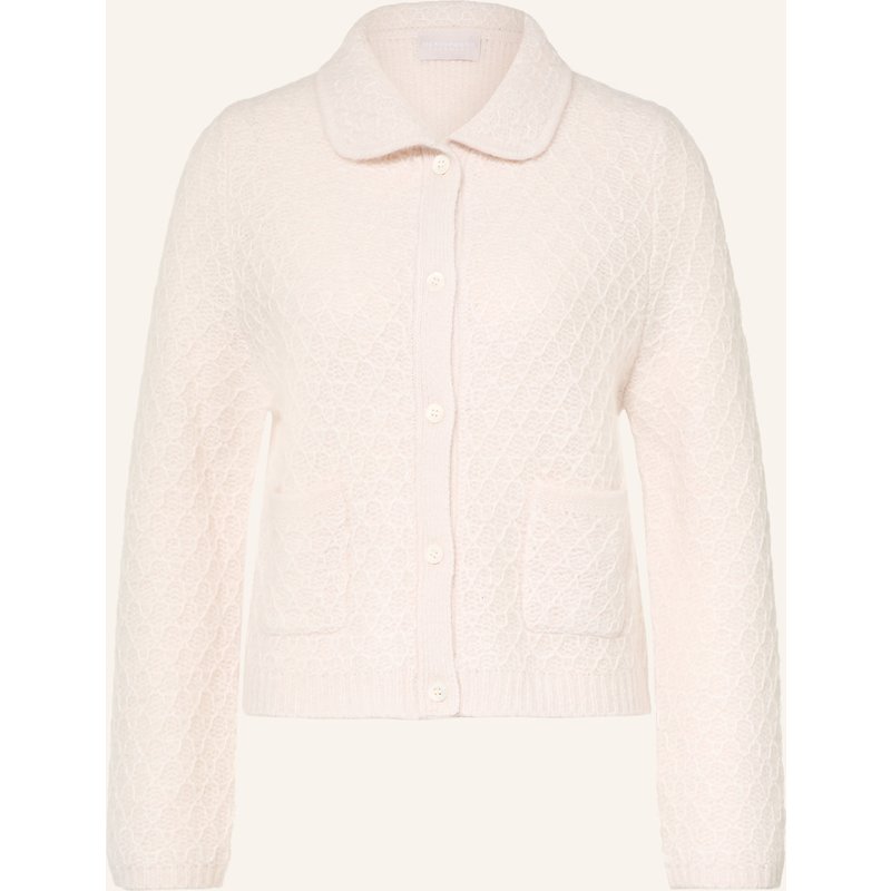 Hemisphere Strickjacke Mit Cashmere weiss