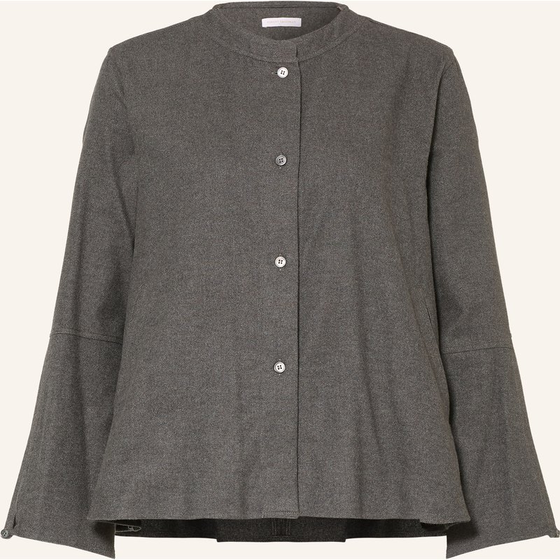 Robert Friedman Flanellbluse Zoe grau