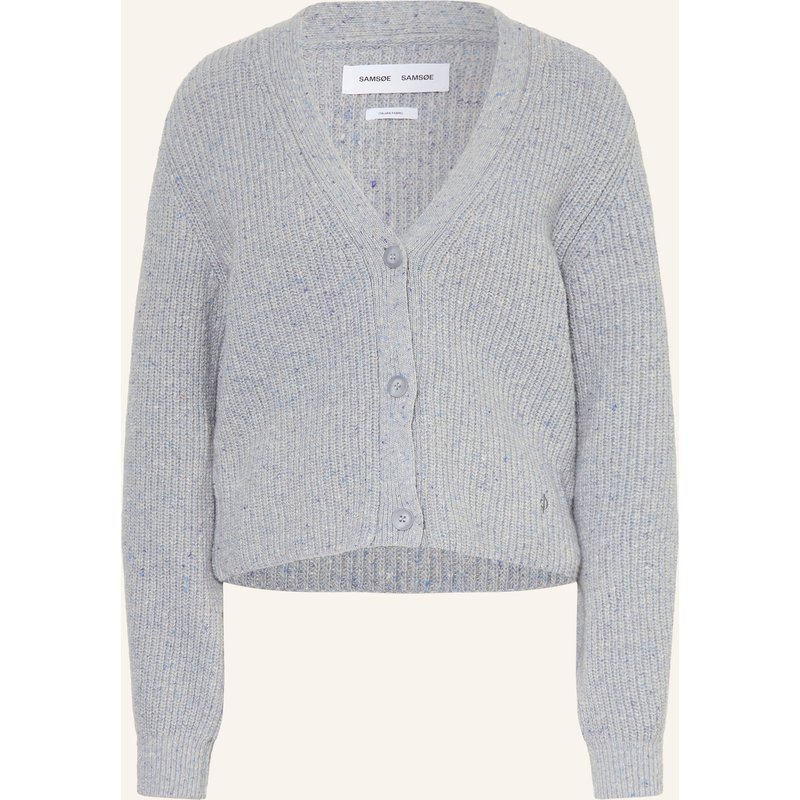 Samsøe Samsøe Strickjacke Sapolly blau