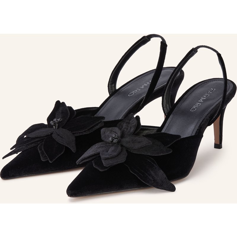 Farm Rio Slingpumps schwarz