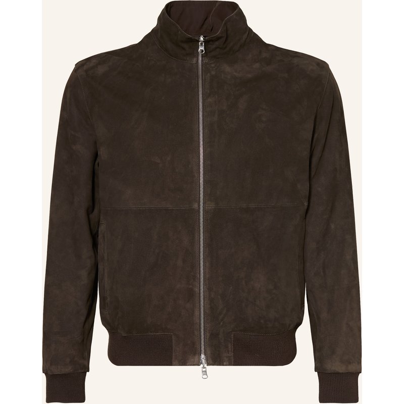 Arma Lederjacke Mateo Zum Wenden grau