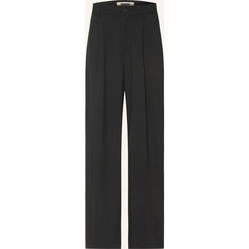 Woodbird Hose Wbbin Guan Straight Tapered Fit schwarz
