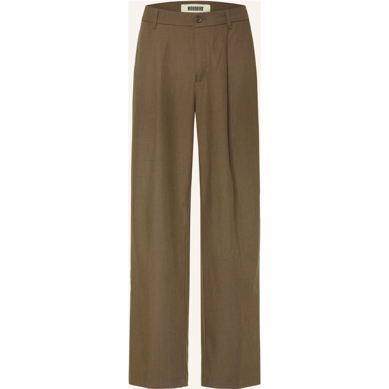 Woodbird Hose Wbbin Guan Straight Tapered Fit braun