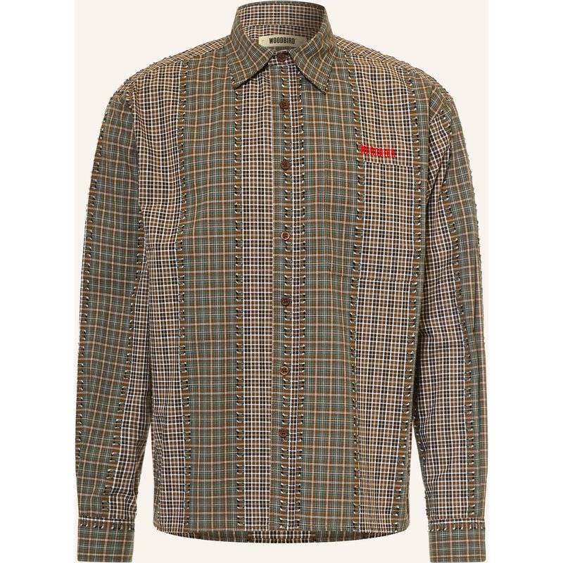 Woodbird Hemd Wbbuzo Comfort Fit grau