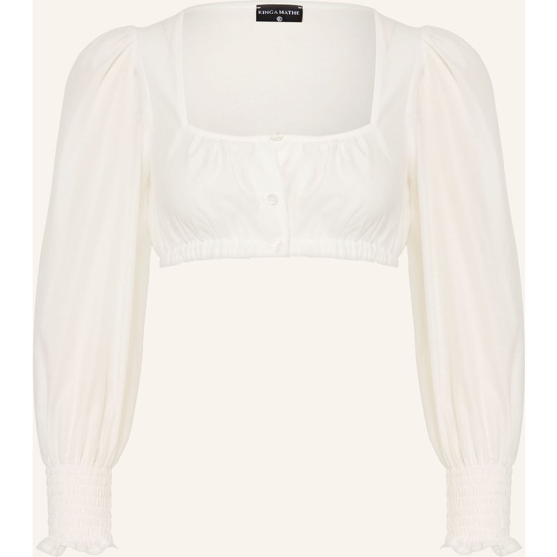 Kinga Mathe Dirndlbluse Lorina weiss