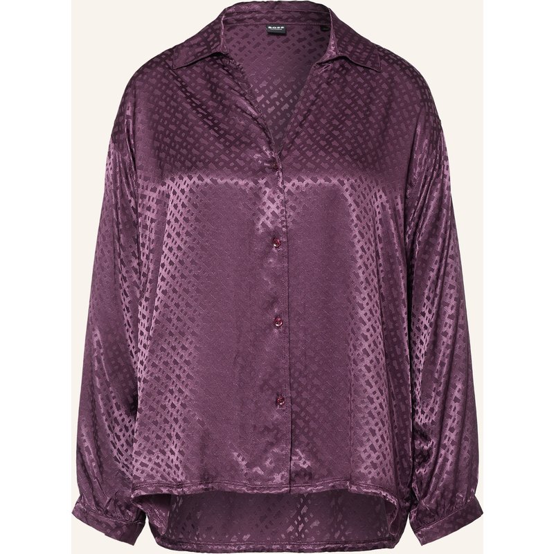 Boss Schlafshirt Aus Jacquard lila