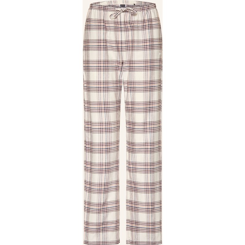 Boss Schlafhose Holiday Aus Flanell weiss