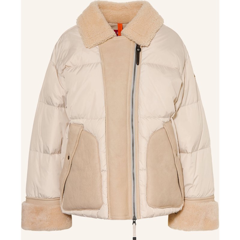Parajumpers Daunenjacke Chyna Im Materialmix beige