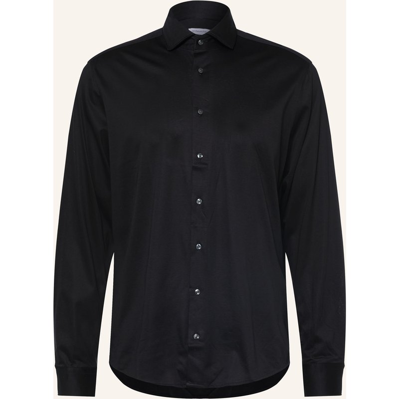 Seidensticker Jerseyhemd Regular Fit schwarz