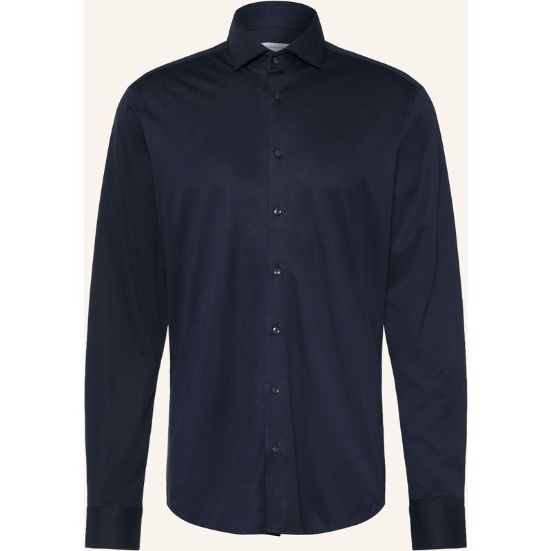 Seidensticker Jerseyhemd Regular Fit blau