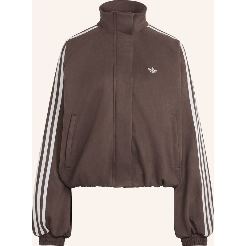 Adidas Originals Blouson In Lederoptik braun