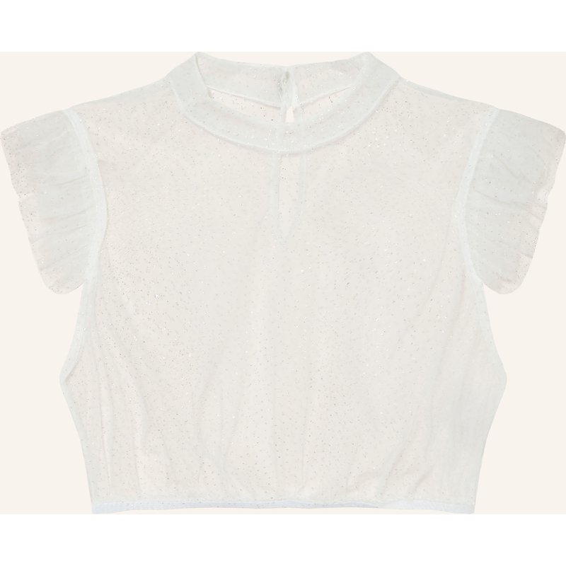 Spieth & Wensky Dirndlbluse Kirchheim Aus Mesh weiss