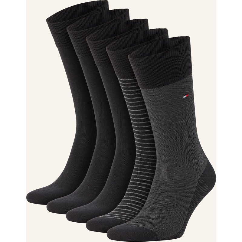 Tommy Hilfiger 5er-Pack Socken Mit Geschenkbox schwarz