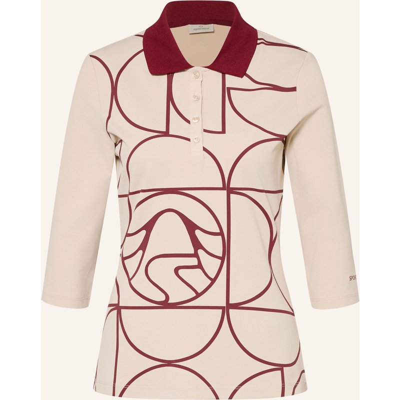 Sportalm Funktions-Poloshirt Mit 3/4-Arm beige