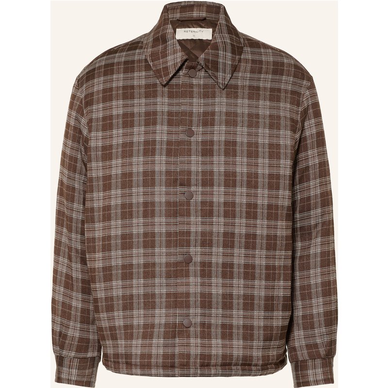 Reternity Flanelljacke braun