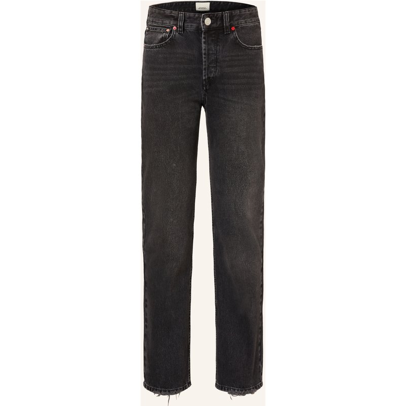 Isabel Marant Straight Jeans Daya Mit Nieten schwarz